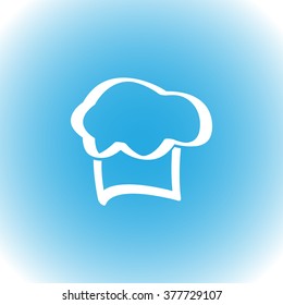 Cook cap vector icon