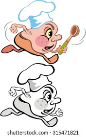 cook  cartoon
