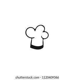 Cook, chef hat vector icon
