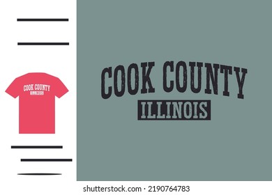 Cook County T Shirt Design