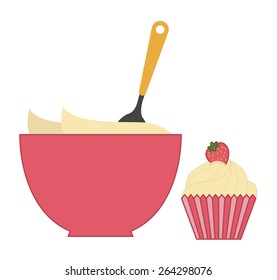 cook dessert design, vector illustration eps10 graphic 