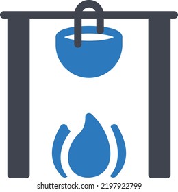 cook food Vector illustration on a transparent background.Premium quality symbols.Glyphs vector icon for concept and graphic design.