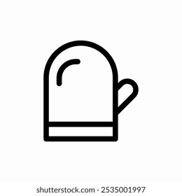 cook glove icon sign vector