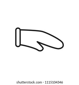 cook glove vector icon