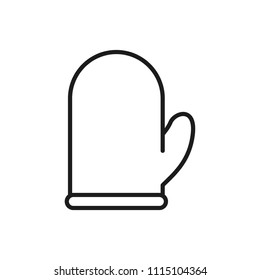 cook glove vector icon