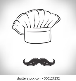 cook hat. chef