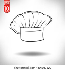 cook hat. chef