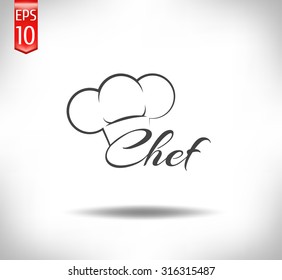 cook hat. chef