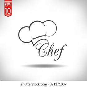 cook hat. chef