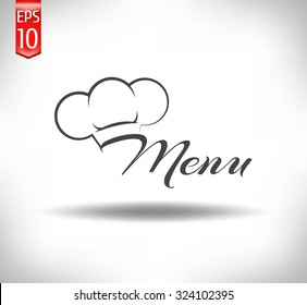cook hat. chef