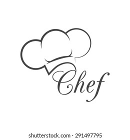 cook hat. chef menu