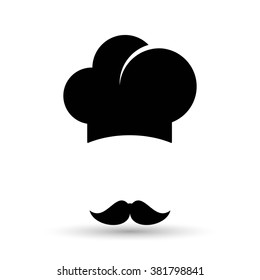 cook hat. chef menu