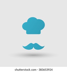 cook hat. chef menu