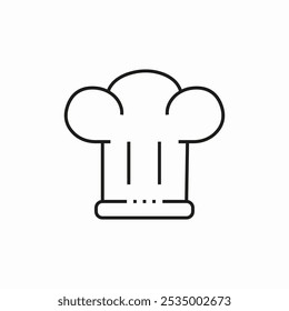 cook hat icon sign vector