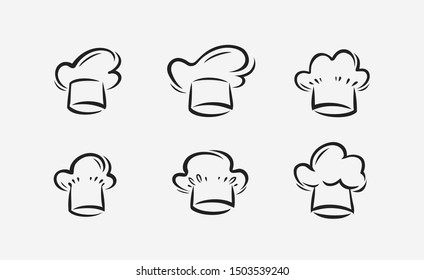 Cook hat logo. Cookery, restaurant symbol. Vector illustration