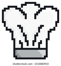 Cook Hat Pixel Item Virtual Item for Game or Graphics