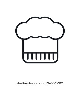cook hat vector icon