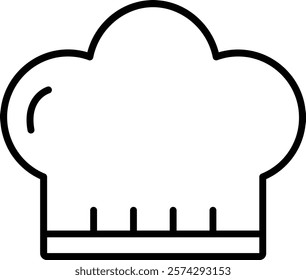 Cook hat vector icon. Can be used for printing, mobile and web applications.