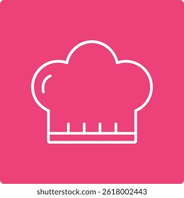 Cook hat vector icon. Can be used for printing, mobile and web applications.