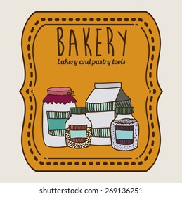 Cook icon design over white background, vector illustration