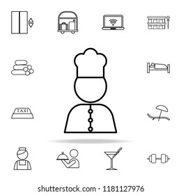 cook icon. hotel icons universal set for web and mobile