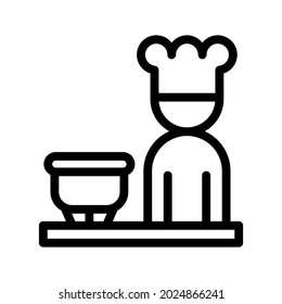 cook icon illustration vector graphic