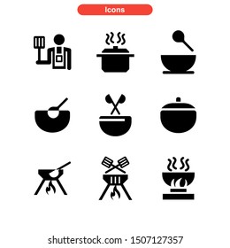 cook icon isolated sign symbol vector illustration - Collection of high quality black style vector icons
