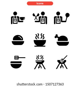 cook icon isolated sign symbol vector illustration - Collection of high quality black style vector icons
