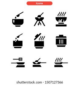 cook icon isolated sign symbol vector illustration - Collection of high quality black style vector icons
