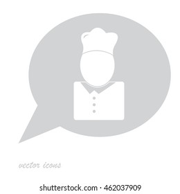 Cook icon vector