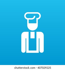 Cook icon. Vector simple sign. For using in the web, app, ui. Flat style eps. 