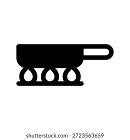 Ilustración de diseño de símbolo de Vector de icono de cocinero