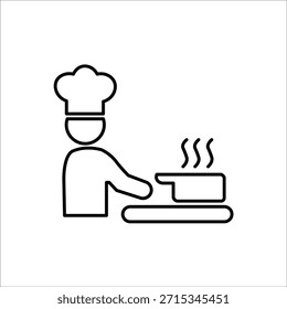 Cookicons. einfache Linienvektorgrafik