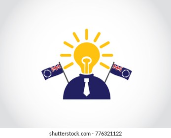 Cook Islands Bright Idea People Businessman
