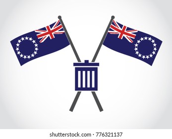 Cook Islands Emblem Garbage