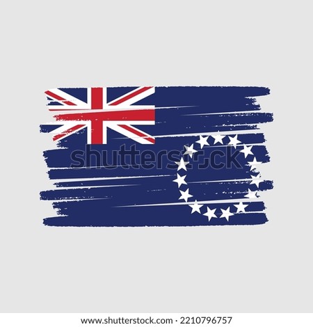 Cook Islands Flag Vector. National Flag