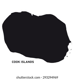 Cook Islands Map Vector