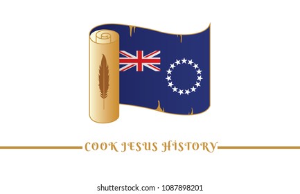 cook jesus flag and cook jesus history