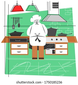 
Kochen Sie in der Küche, um die Zeit während einer Pandemie zu füllen