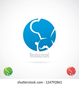 Cook labels - vector illustration