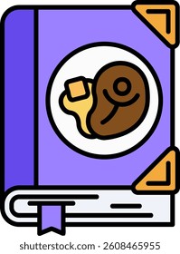 Cook Line vector Icon Design