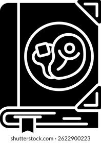 Diseño de icono de Vector de línea Cook