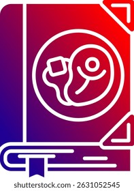 Cook Line vector Icon Design