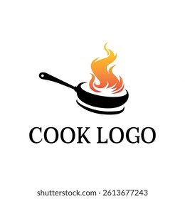 Cook logo design, vector logo, illustration design
