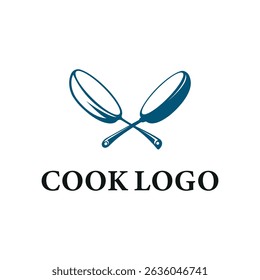 Cook logo design, vector logo, illustration design