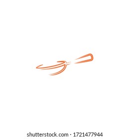 cook logo icon design with simple line art style