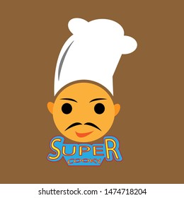 cook logo vector.restaurant logo illustration.design for cook