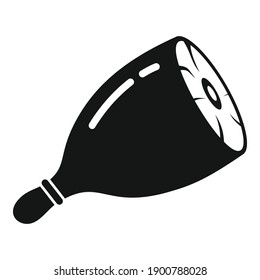 Icono de Cocinar carne. Ilustración simple del icono del vector de carne de cocinero para el diseño web aislado en fondo blanco