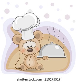 Cook Mouse with a tray in hand 