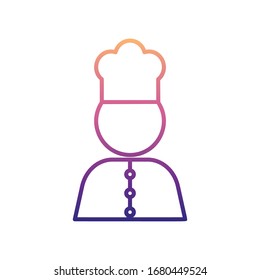 icono del cocinero nolan. Línea delgada simple, contorno vectorial de iconos de hotel para ui y ux, sitio web o aplicación móvil